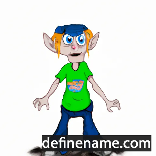 cartoon of the name Emilianu