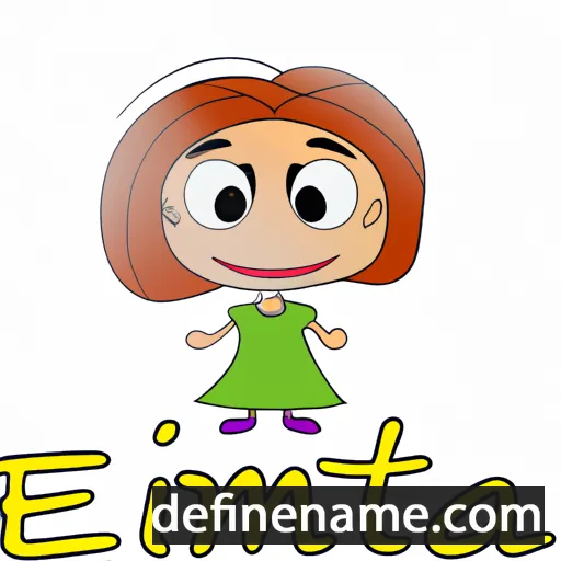 cartoon of the name Emilita