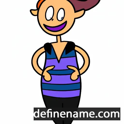 cartoon of the name Eminda