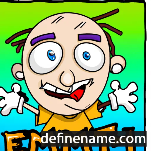 cartoon of the name Emitt