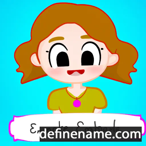 cartoon of the name Emmakate