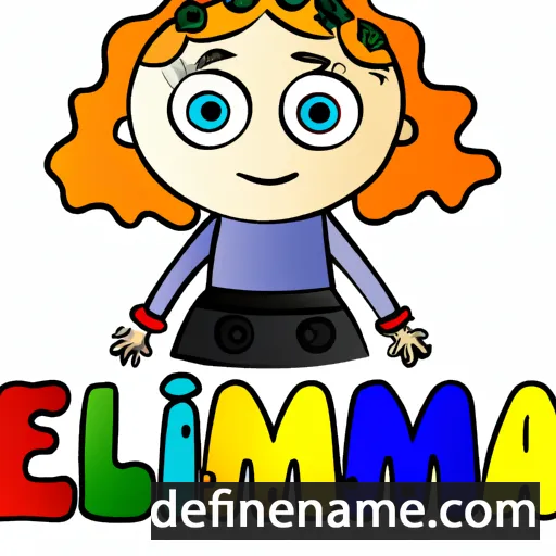 cartoon of the name Emmalina