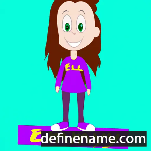 cartoon of the name Emmaly