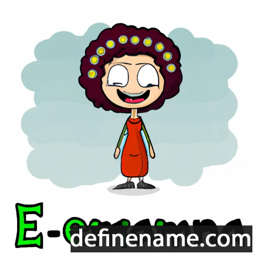 cartoon of the name Emmanaia