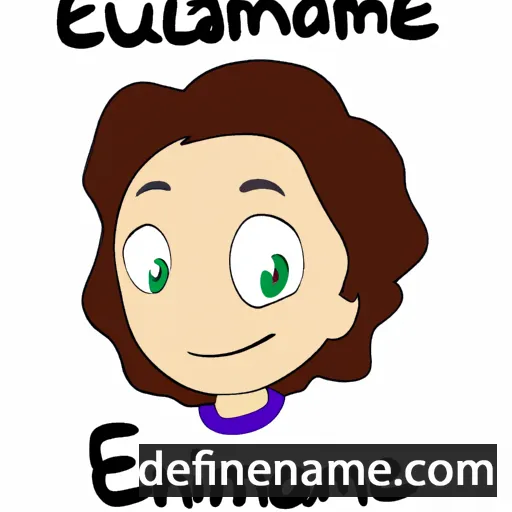 cartoon of the name Emmannuelle