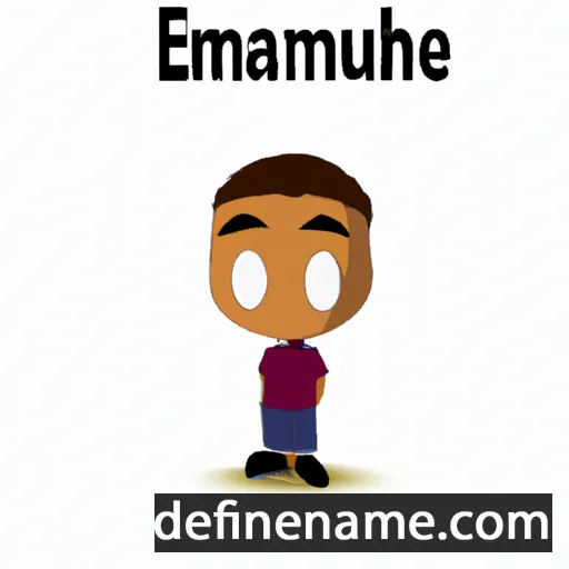 Emmanuèle cartoon