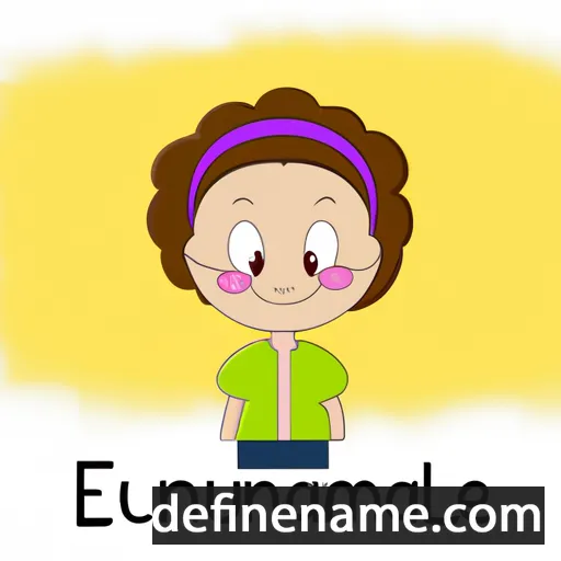 cartoon of the name Emmanuela