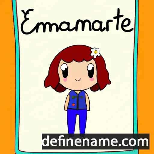 cartoon of the name Emmarine