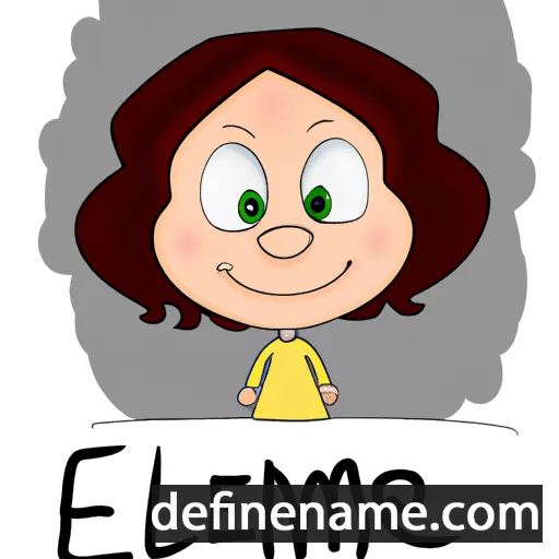 cartoon of the name Emmeli