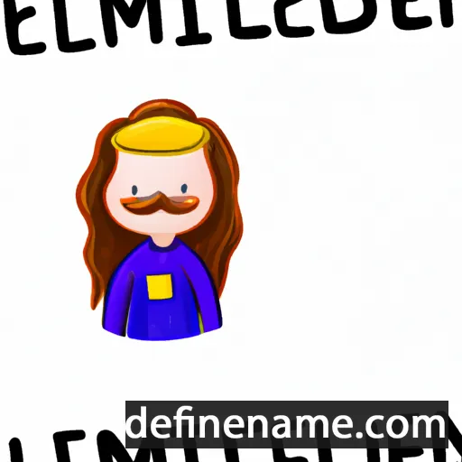 cartoon of the name Emmelie