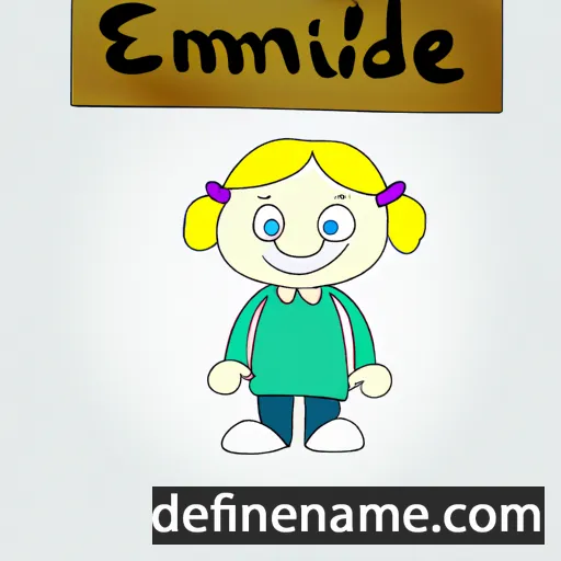 cartoon of the name Emmelinde