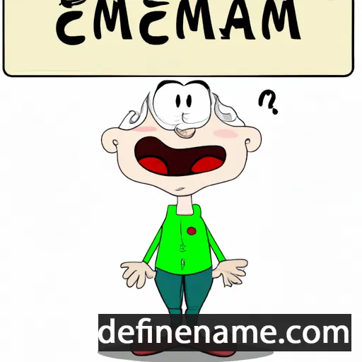 cartoon of the name Emmeram