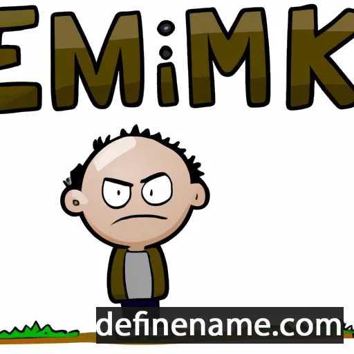 cartoon of the name Emmerik