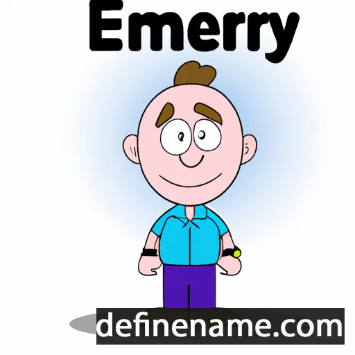 cartoon of the name Emmery