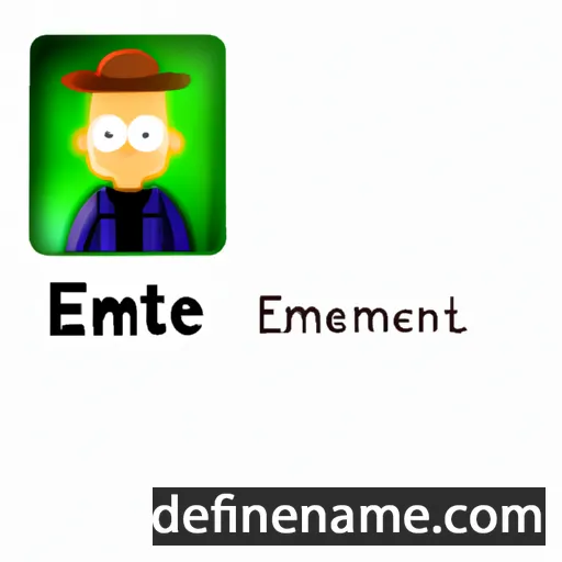 cartoon of the name Emmette