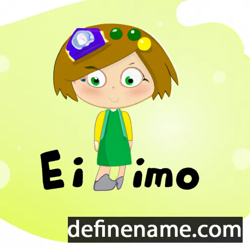 cartoon of the name Emmija