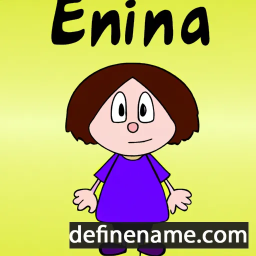 cartoon of the name Emmina