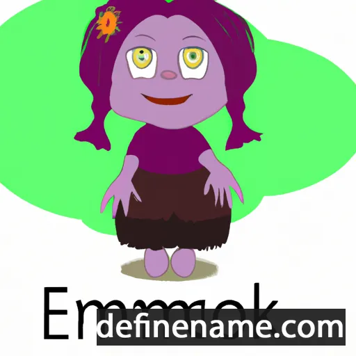 cartoon of the name Emmochka