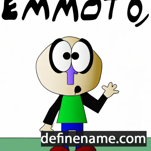 cartoon of the name Emmot