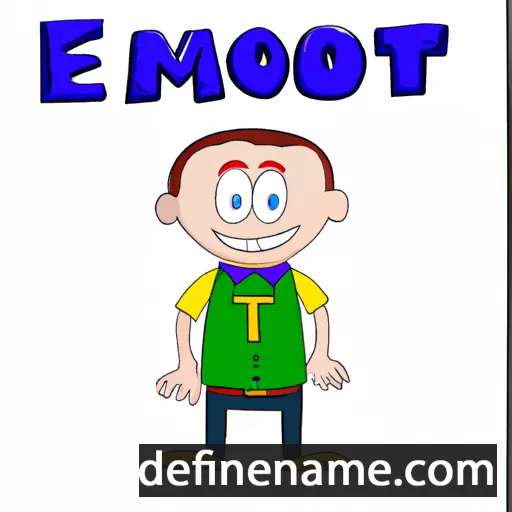 cartoon of the name Emmott