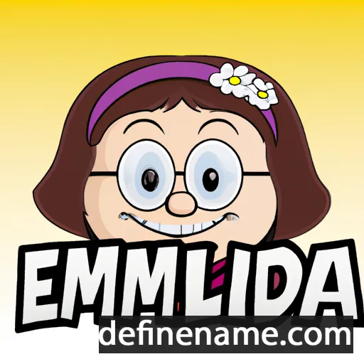 cartoon of the name Emnilda