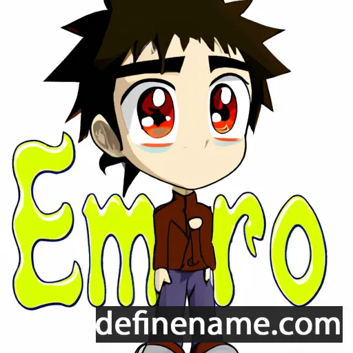 cartoon of the name Emori