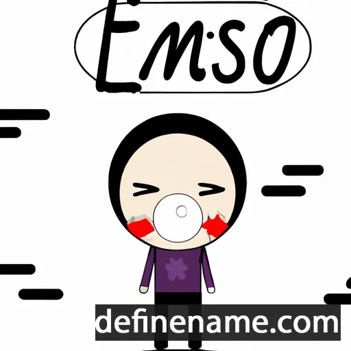 cartoon of the name Emosi