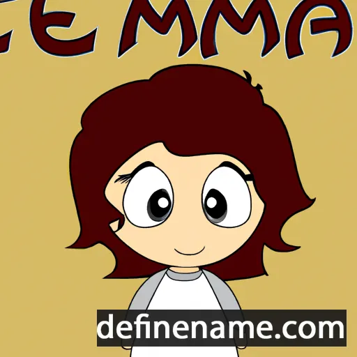 cartoon of the name Emra