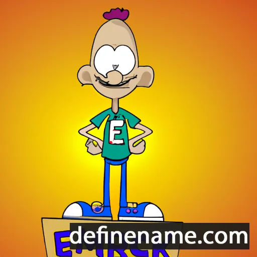 cartoon of the name Emrick