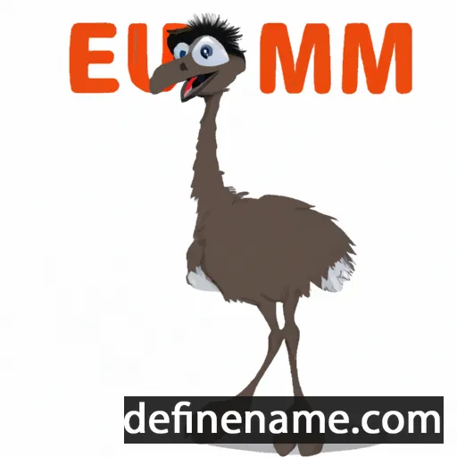 Emu cartoon