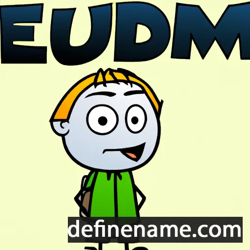 cartoon of the name Emund