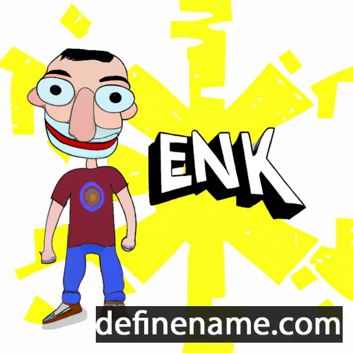 cartoon of the name Enak