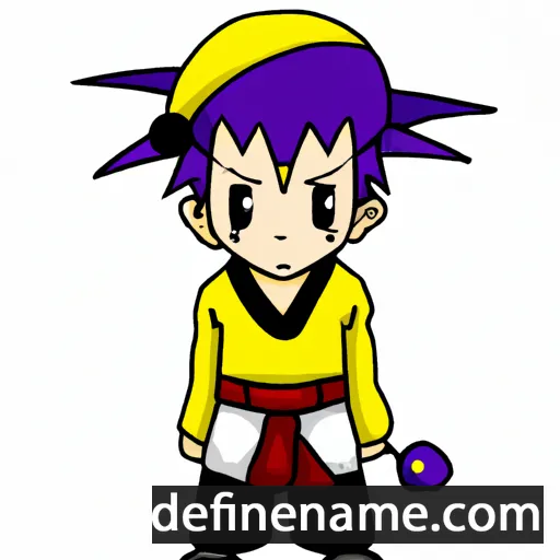 cartoon of the name Enatsu