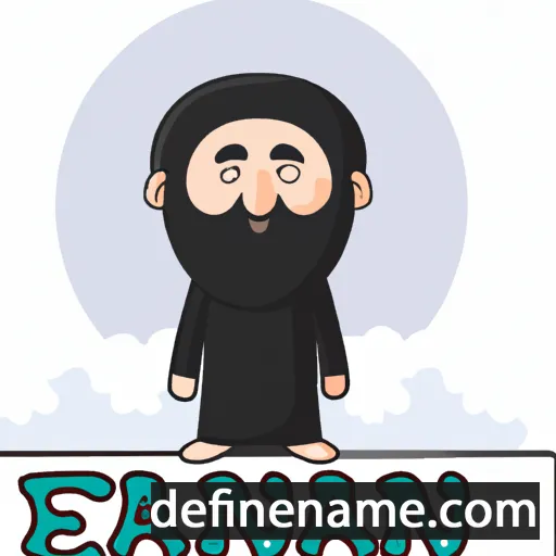 cartoon of the name Enayatollah