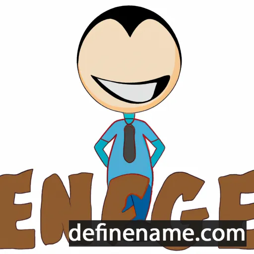 cartoon of the name Ence