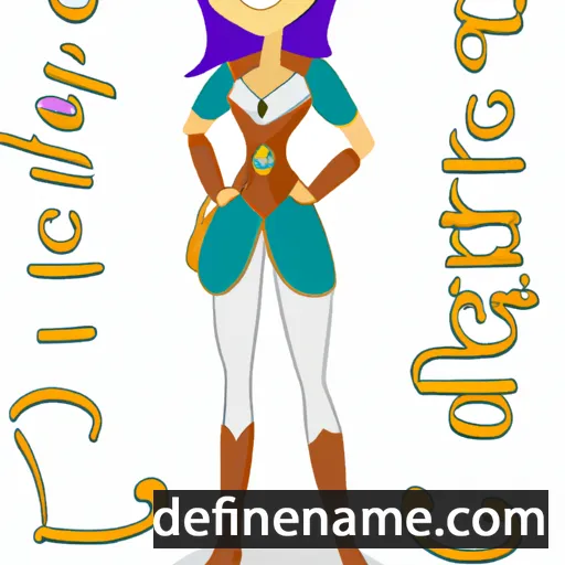 cartoon of the name Enchantra