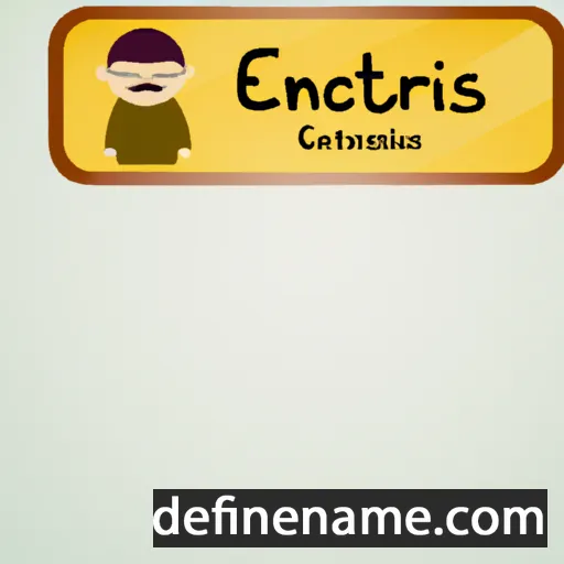 cartoon of the name Encratis