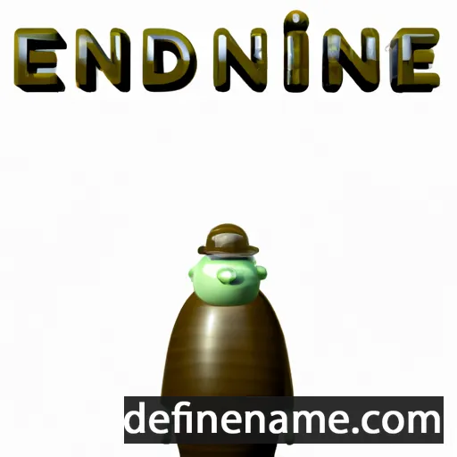 cartoon of the name Enderline