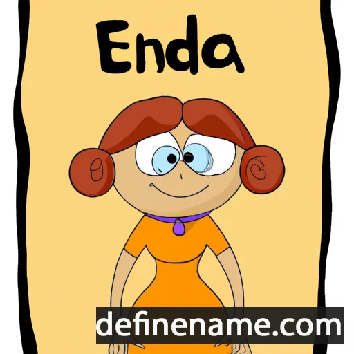 cartoon of the name Endla