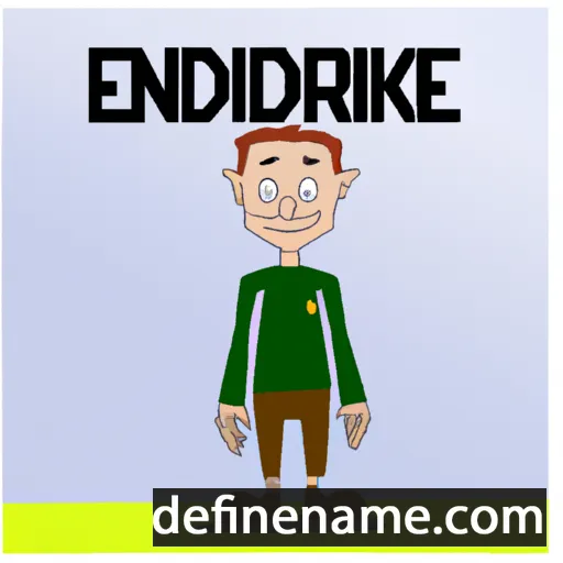 cartoon of the name Endrike