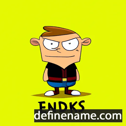 cartoon of the name Endriks