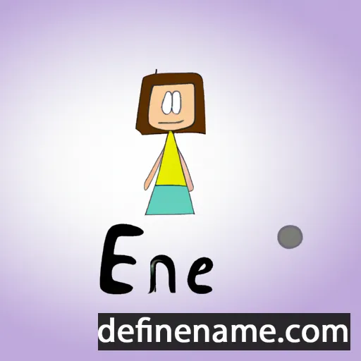 cartoon of the name Ené