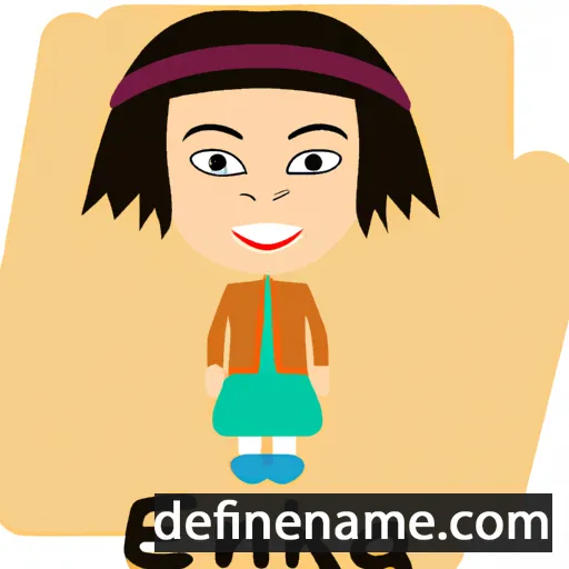 cartoon of the name Eneka