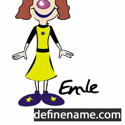 cartoon of the name Enele