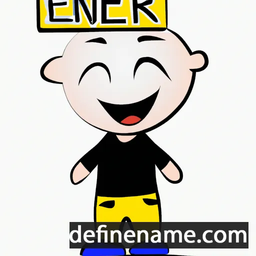 cartoon of the name Ener