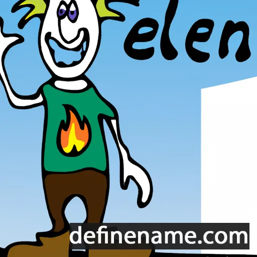 cartoon of the name Enerel