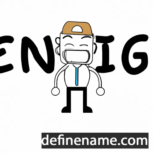 cartoon of the name Eng