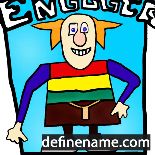 cartoon of the name Engeborg