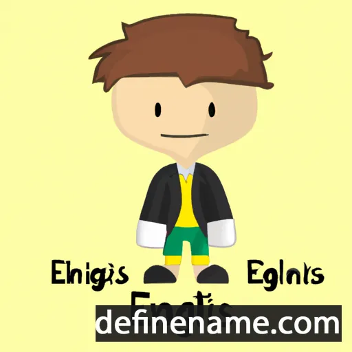 Engelais cartoon