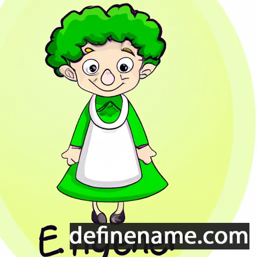 cartoon of the name Engelberta